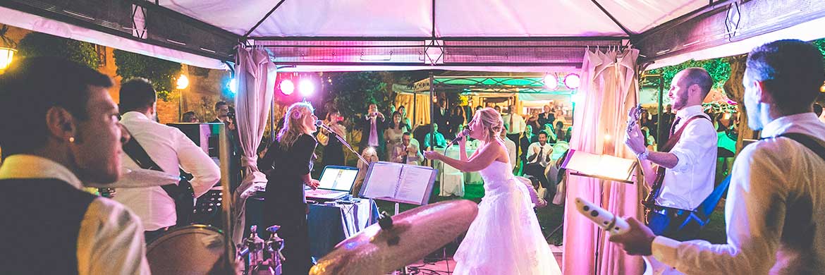 Live music wedding Italy live band with Romadjpianobar