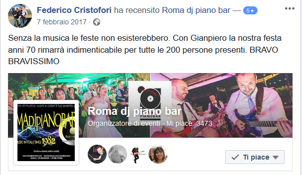 Federico Cristofori recensione Romadjpianobar