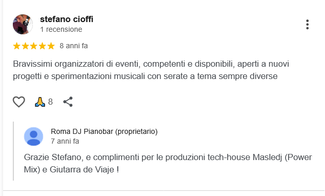 Stefano Cioffi dj producer recensione per Roma DJ Pianobar
